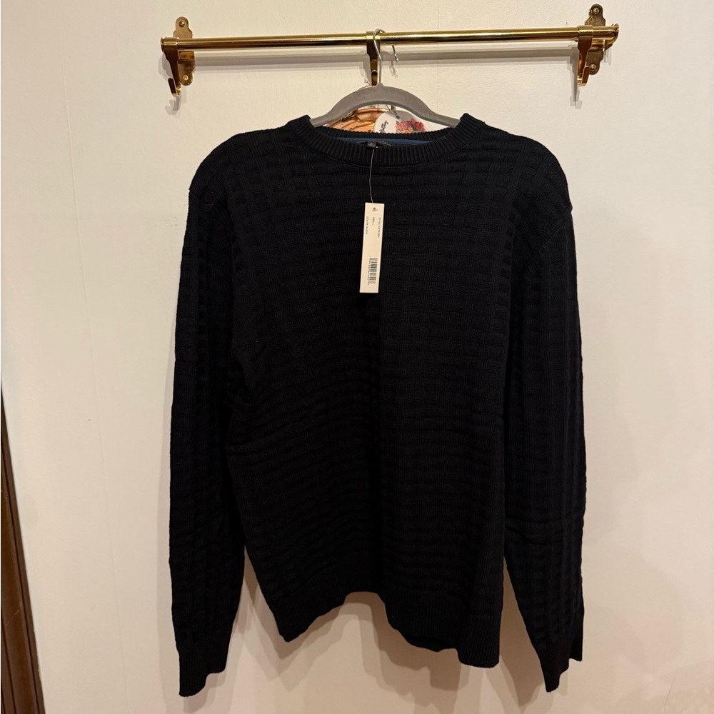 NWT Men's Black Crewneck Sweater